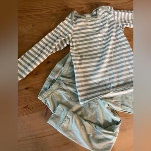 H&M Organic Cotton Striped Toddler Lounge Set 4T